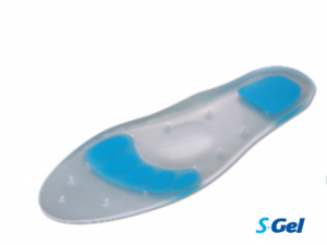 <b>Podotech</b> S-Gel Full Length Insole with Reliefs & Met Raise 