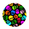 Transfer Paper - Colourful Skulls - 80cm (5 Metres)